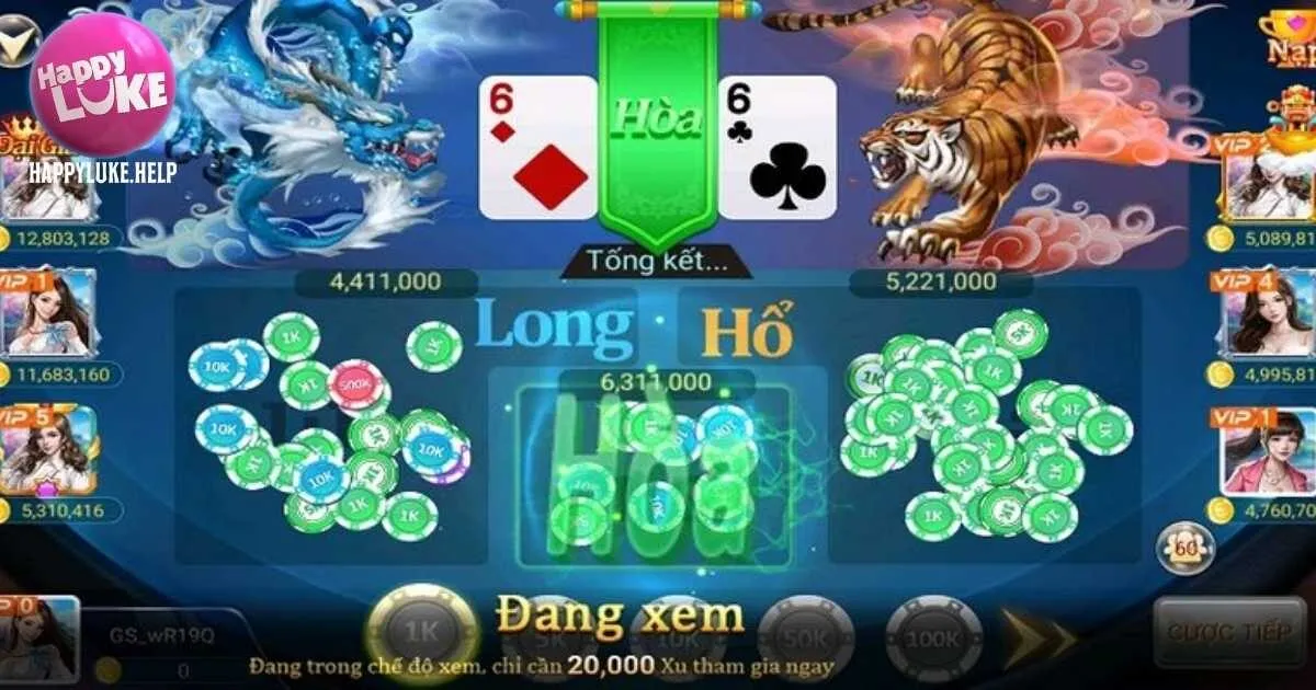 Game Rồng Hổ Happyluke - Tuyệt Chiêu Thắng Cược Nên Dùng